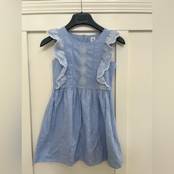 Gap Kids Chambray Dress sz 8 (M) - Picture 1 of 4